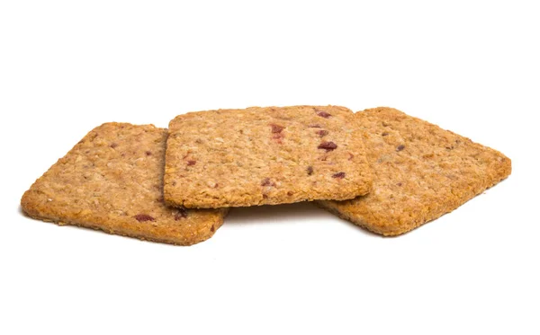 Зернове Печиво Ізольоване Білому Тлі — стокове фото