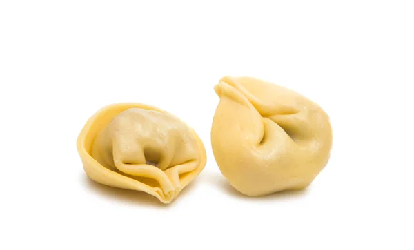 在白色背景上被隔离的Ravioli — 图库照片