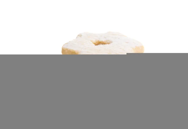 Biscoitos Natal Isolado Fundo Branco — Fotografia de Stock