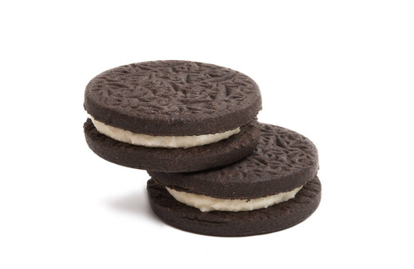 двойной куки на белом фоне