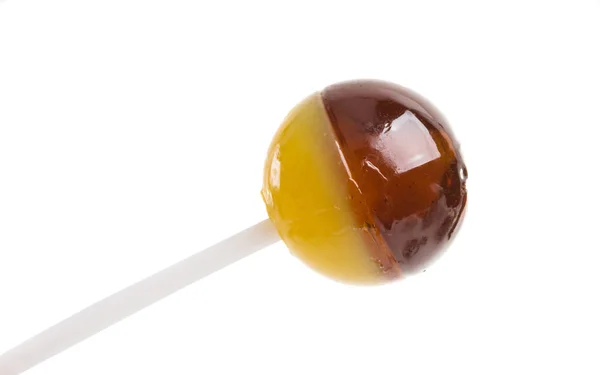Lollipop Pinne Isolerad Vit Bakgrund — Stockfoto
