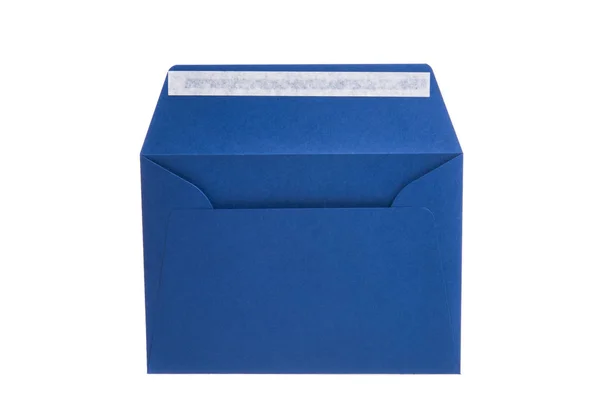 Envelopes Coloridos Papel Isolados Fundo Branco — Fotografia de Stock