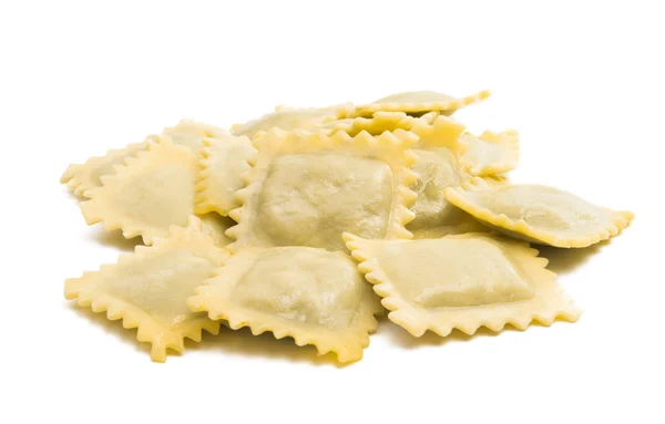 Ravioli Isolati Fondo Bianco — Foto Stock