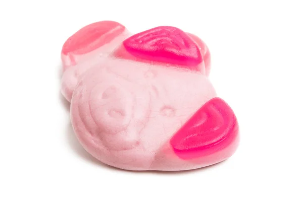 Candy Pig White Background — Stock Photo, Image