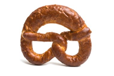 simit beyaz arkaplanda izole edildi