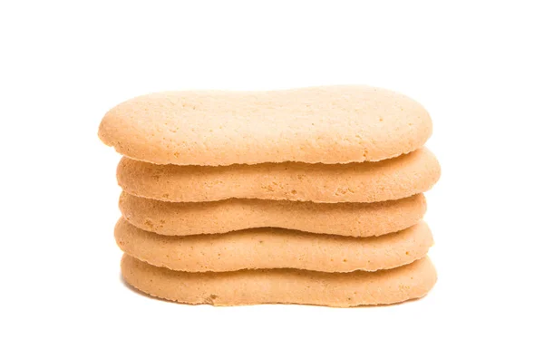 Koekjes Geïsoleerd Witte Achtergrond — Stockfoto