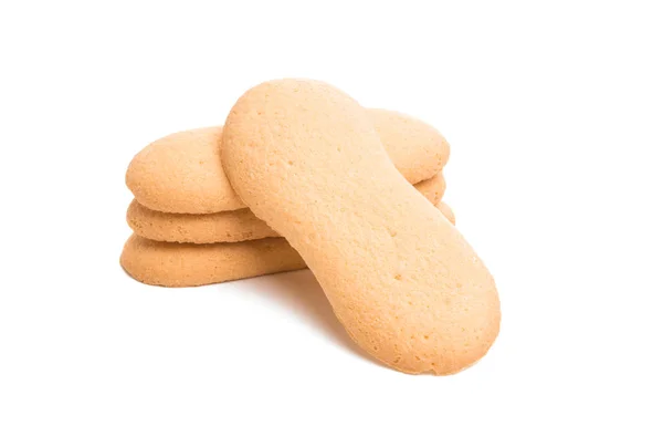 Kekse Isoliert Auf Weißem Hintergrund — Stockfoto