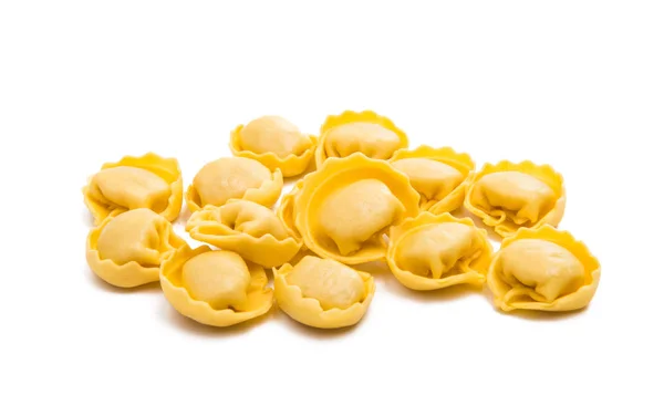 Ravioli Isolati Fondo Bianco — Foto Stock