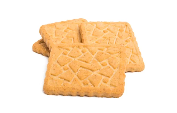 Cookie Geïsoleerd Witte Achtergrond — Stockfoto