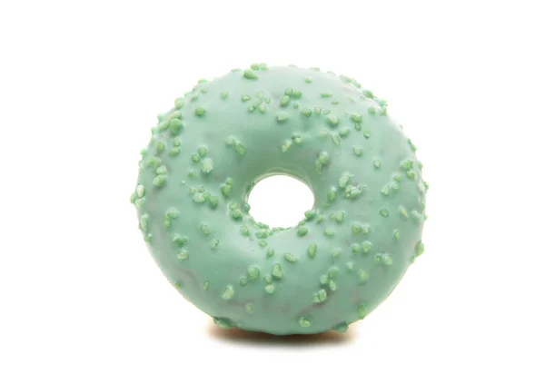在白色背景上孤立的釉中的甜甜圈 — 图库照片