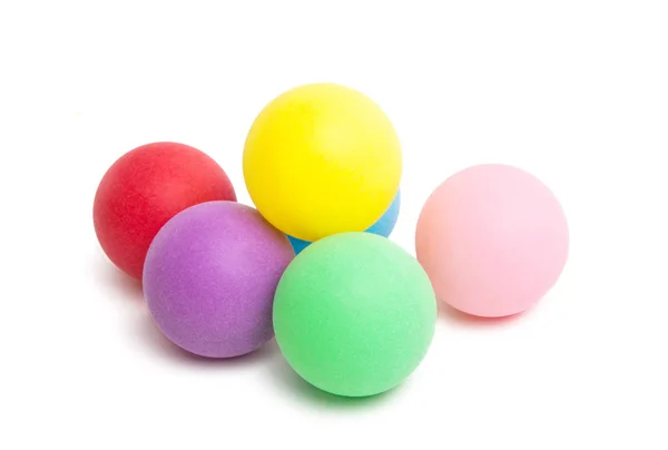 Ping Pong Balls Isolated White Background — Stock Photo, Image