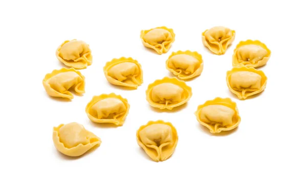 Ravioli Isolé Sur Fond Blanc — Photo