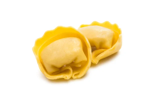 Ravioli Isolati Fondo Bianco — Foto Stock