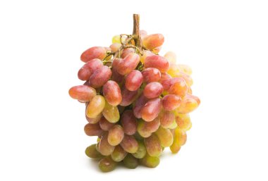 Büyük beyaz arka plan üzerinde izole üzüm demet