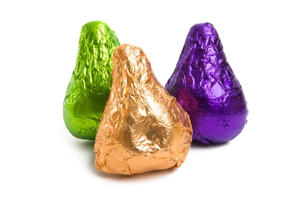 Choklad Godis Med Likör Isolerad Vit Bakgrund — Stockfoto