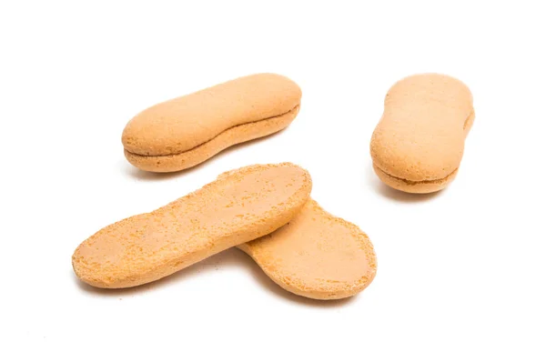 Palitos Galletas Aislados Sobre Fondo Blanco — Foto de Stock