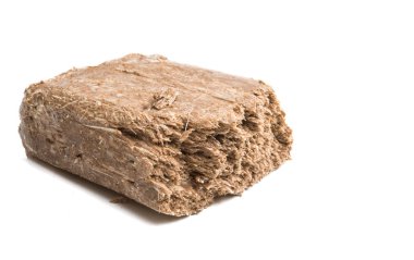 Halva beyaz arkaplanda izole edildi