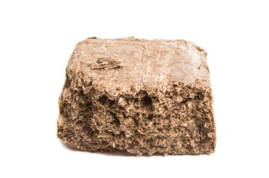 Halva beyaz arkaplanda izole edildi