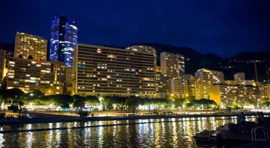 güzel gece manzarası, Monako