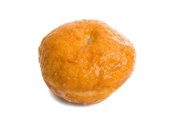 Donuts Met Een Vulling Geïsoleerd Een Witte Achtergrond — Stockfoto