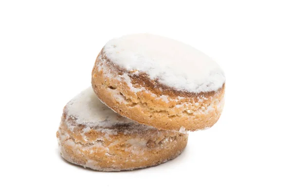 Spanish Cookies Isolated White Background — Stock Photo, Image