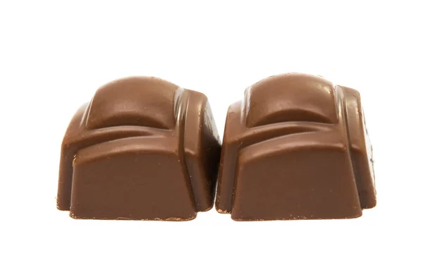 Beyaz Arkaplanda Izole Edilmiş Çikolata Şekeri — Stok fotoğraf
