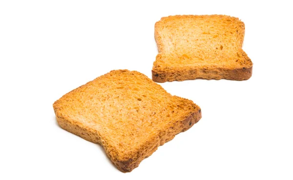 Toast Isolated White Background — Stock Photo, Image