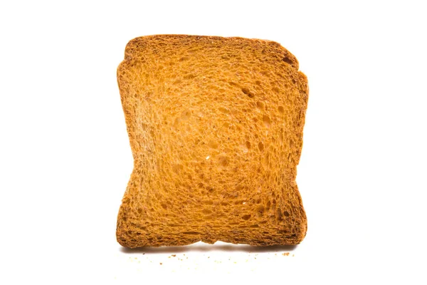 Toast Izolované Bílém Pozadí — Stock fotografie