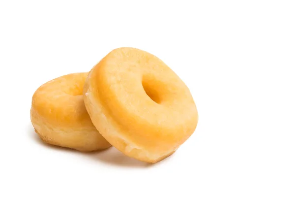 Donuts Geïsoleerd Witte Achtergrond — Stockfoto