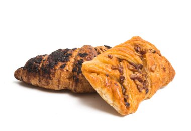 Beyaz bir arka plan üzerinde puf