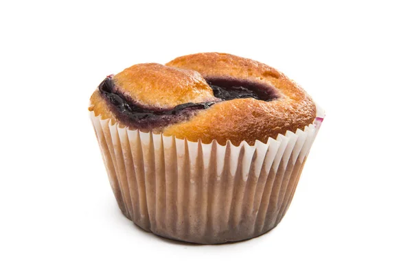 Muffins Aislados Sobre Fondo Blanco —  Fotos de Stock