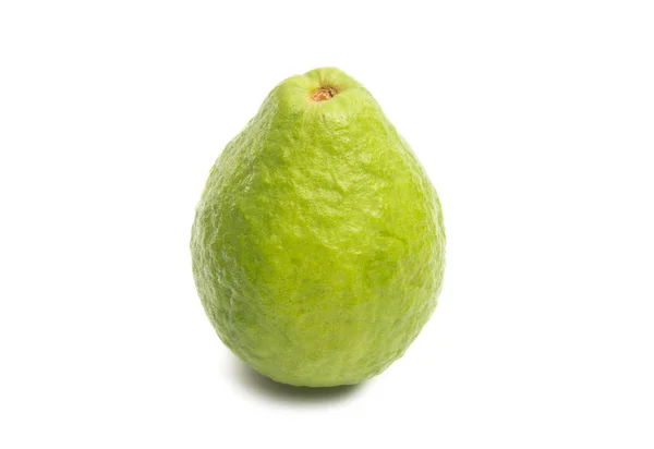 Gröna Guava Isolerad Vit Bakgrund — Stockfoto