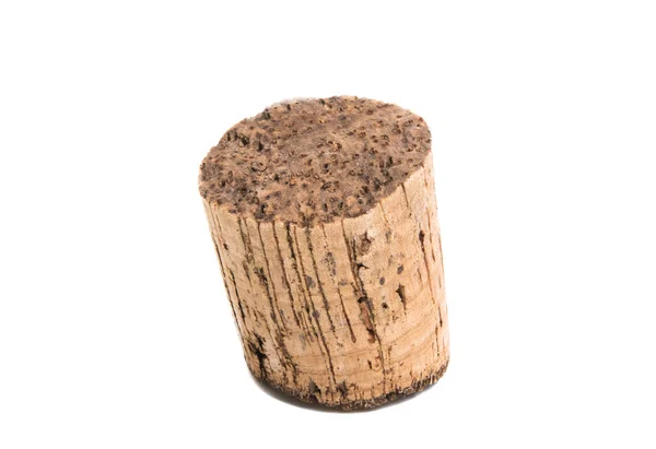 Wine Cork Isolated White Background — Stock Photo, Image