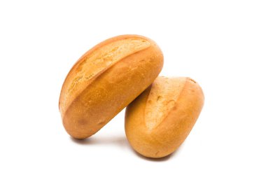 Fransız topuzu beyaz zemin üzerine izole