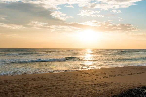 印度洋的海岸上的日落 — 图库照片