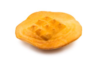 Lehçe beyaz arka plan üzerinde izole peynir füme