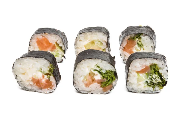 Sushi Aislado Sobre Fondo Blanco — Foto de Stock