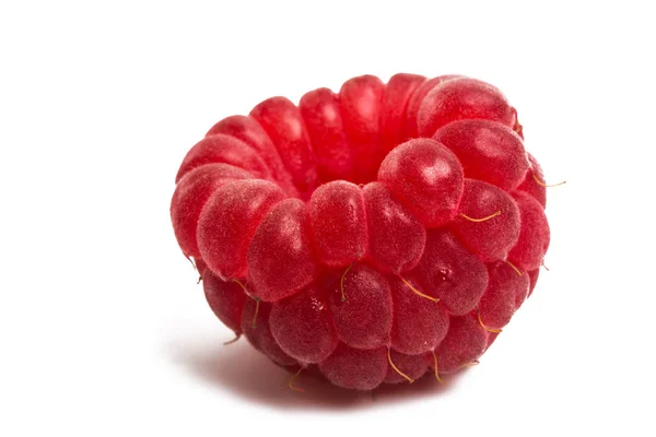 Ripe Raspberries Isolated White Background — Stock Photo, Image
