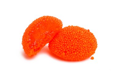 jöle şekerleri beyaz arkaplanda izole