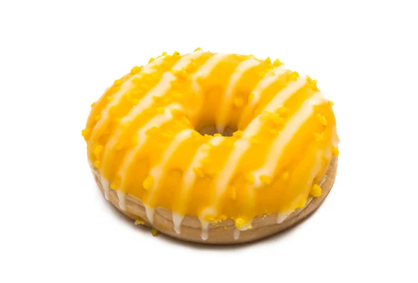 Donuts Glasur Isoliert Auf Weißem Hintergrund — Stockfoto