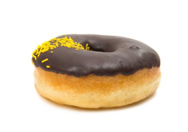 Beyaz arka plan üzerinde izole sır çörek