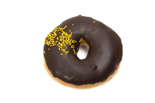 Donuts Glasur Isoliert Auf Weißem Hintergrund — Stockfoto