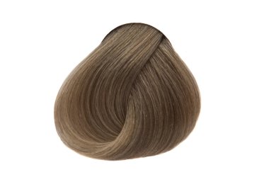 saç üzerinde izole beyaz arka plan bukleler