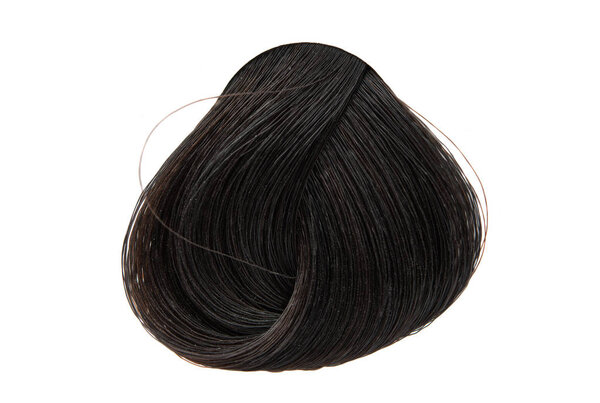 кудри волос на белом фоне
