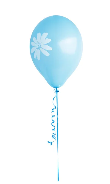 Kleur Ballonnen Met Helium Geïsoleerd Witte Achtergrond — Stockfoto