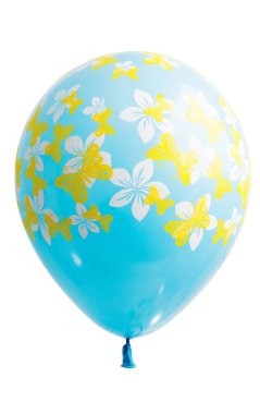 Beyaz arka plan üzerinde izole balon