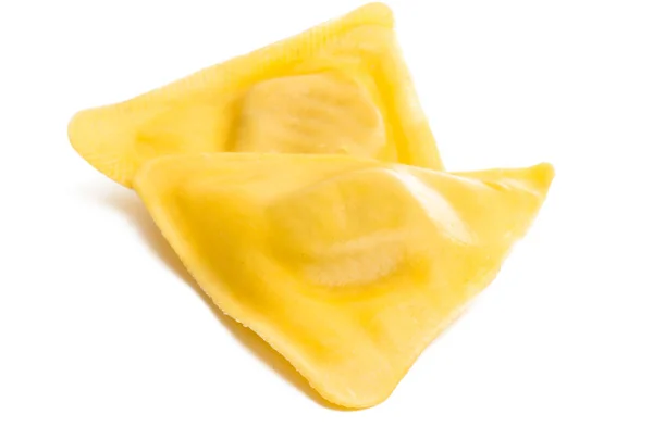 Ravioli Geïsoleerd Witte Achtergrond — Stockfoto