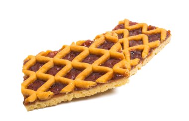 İtalyan pasta beyaz arka plan üzerinde izole