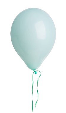 Balon Macaron renk beyaz arka plan üzerinde izole