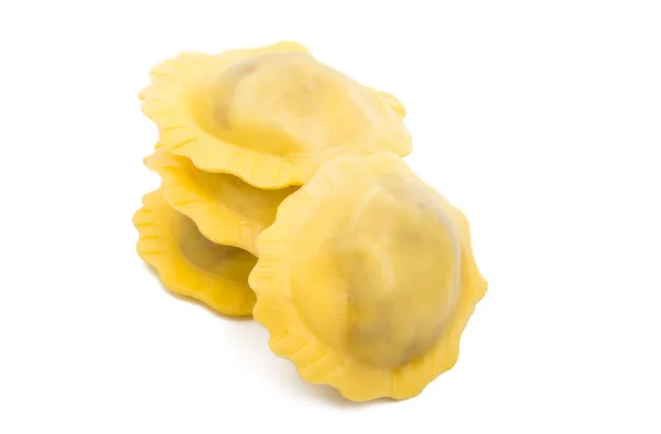 Ravioli Isolati Fondo Bianco — Foto Stock